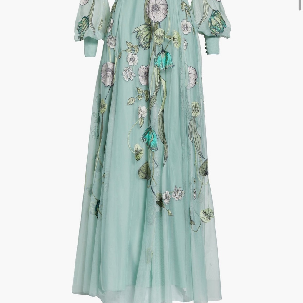 Floral Embroidered Women’s Dress
Open back